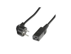 BACHMANN Kabel zasilający z uziemieniem - IEC320-C19 16A/250V, 3m, czarny, 3 m