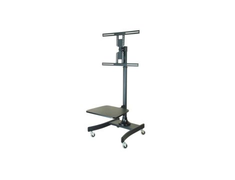 Stojak na rolce VALUE LCD/TV, czarny, do 35 kg (od 27 do 47)