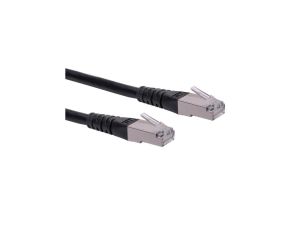 Kabel krosowy ROLINE Cat.6 (klasa E) S/FTP (PiMF), czarny, 0,3 m