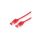 Kabel krosowy DRAKA HP-FTP Cat.6 (klasa E), czerwony, 0,5 m