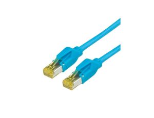 Kabel krosowy DRAKA Cat.6A (klasa EA) UC900 / HIROSE TM31, niebieski, 0,5 m