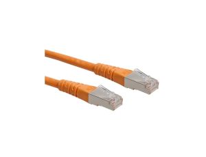 Kabel krosowy ROLINE Cat.6 (klasa E) S/FTP (PiMF), pomarańczowy, 0,3 m