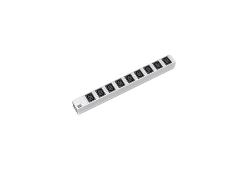 BACHMANN Gniazdo 19 z 9 x C13 żeńskie, kabel zasilający z uziemioną wtyczką