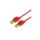 Kabel krosowy DRAKA Cat.6A (klasa EA) UC900 / HIROSE TM31, czerwony, 0,5 m