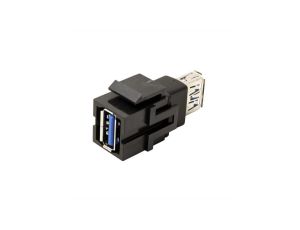 BACHMANN Złącze Keystone USB 3.0 typu A/A, zwart