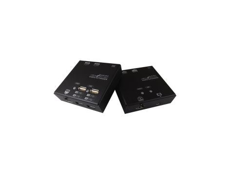 Przedłużacz KVM VALUE przez Cat.5e/6, HDMI, 4 x USB