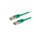 Kabel krosowy ROLINE Cat.5e (klasa D) S/FTP, zielony, 1 m