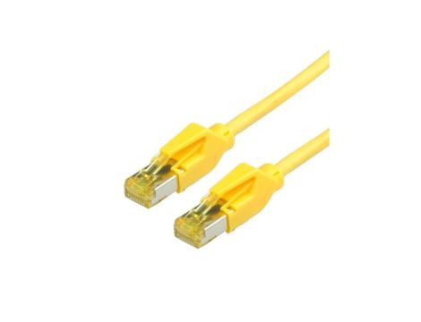 Kabel krosowy DRAKA Cat.6A (klasa EA) UC900 / HIROSE TM31, żółty, 2 m