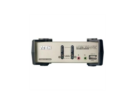 Przełącznik KVM ATEN CS1732B VGA, PS/2-USB, audio, koncentrator USB, 2 porty zasilania