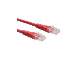 Kabel krosowy ROLINE Cat.6 UTP (klasa E), czerwony, 0,3 m