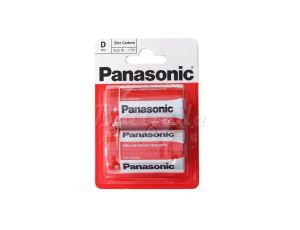 2 x bateria cynkowo-węglowa Panasonic R20 D (blister)