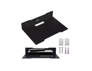 Półka ścienna pod dekoder Maclean, pojedyncza, max. 5kg, stalowa, MC-122