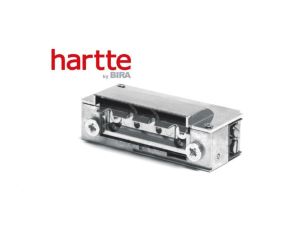 Elektrozaczep Hartte XS12U-CF z wąskim wyślizgiem 12V AC/DC