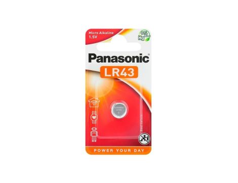 1 x bateria alkaliczna mini Panasonic G12 / LR43