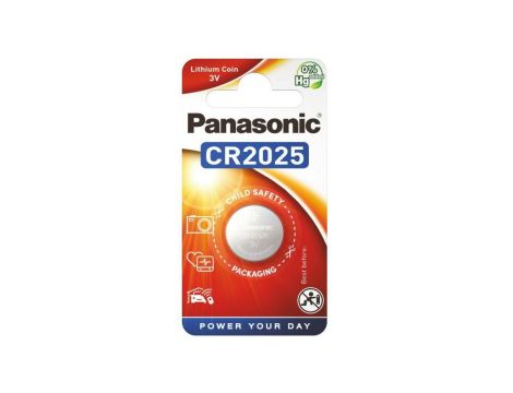 1 x bateria litowa mini Panasonic CR2025