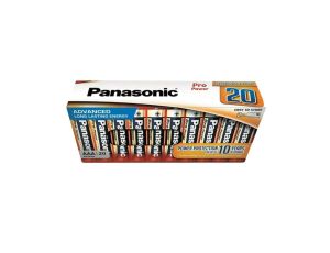 Baterie Panasonic Alkaline PRO Power LR03/AAA (kartonik) - 20 sztuk