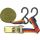 VOREL PAS BAGAŻOWY Z NAPINACZEM I HAKIEM 5m x 25mm   82351