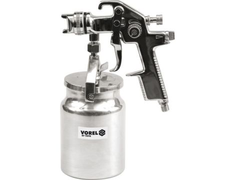 VOREL PISTOLET LAKIERNICZY HVLP 1000ml Z DOLNY ZBIORNIKIEM   80901