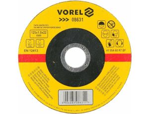 VOREL TARCZA DO CIĘCIA METALU 125 x 1,0 x 22,2mm 08631