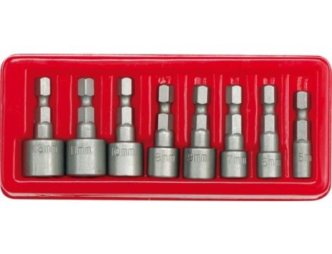VOREL NASADKI DO WKRĘTARKI 5-13mm, MOCOWANIE 1/4" kpl 8szt.