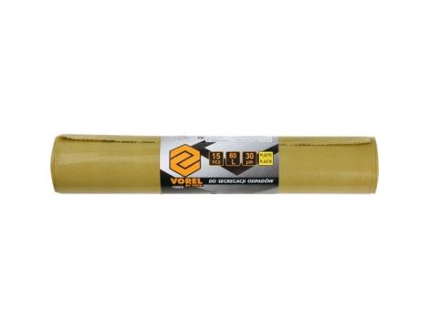 VOREL WORKI NA ODPADY 120L  40µm NA PLASTIK /15szt./