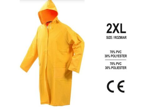 VOREL PŁASZCZ PRZECIWDESZCZOWY ROZMIAR XXL ŻÓŁTY   74632