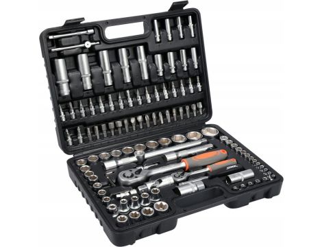 STHOR ZESTAW KLUCZY  108 ELEMENTÓW 1/2", 1/4"   58685 - 2