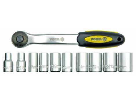 VOREL ZESTAW KLUCZY   1/4" 11el