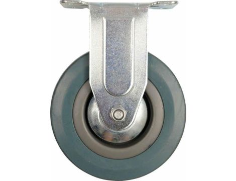 VOREL KOŁO STAŁE Z SZARĄ GUMĄ  125mm