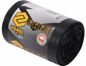 VOREL WORKI SUPER MOCNE NA ODPADY 35l 30µm /50szt. 09473