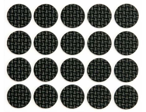 VOREL PODKŁADKI ANTYPOŚLIZGOWE 20mm CZARNE