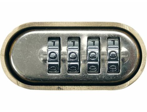 VOREL KŁÓDKA MOSIĘŻNA SZYFROWA 50mm DŁ. PAŁĄK MECHANIZM OD SPODU - 2