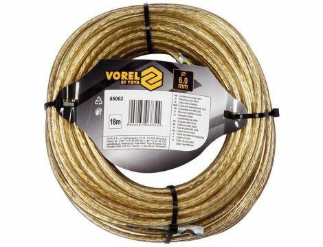 VOREL LINKA CELNA STALOWA 6mm*18m