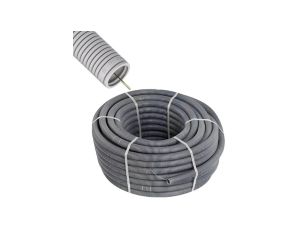 Rura karbowana PESZEL z Pilotem do kabli RKGL 32/25 mm 320N Szary 25m AKS