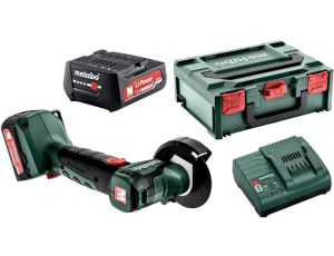 Akumulatorowa szlifierka kątowa Metabo PowerMaxx CC 12 BL 2x2Ah walizka ładowarka
