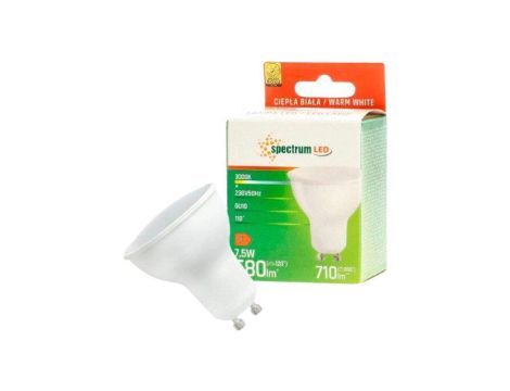 Żarówka LED GU10 230V 7,5W 580lm 3000K