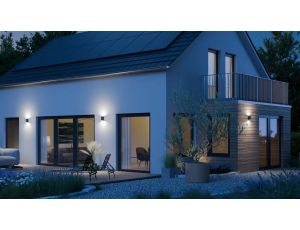 Oprawa elewacyjna bez czujnika  L940 S PIR, z Bluetooth 14.5W 2xGU-10 3000K,  1240lm IP44  IK03 230V antracyt / aluminium, tworzywo - image 2