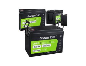 AKUMULATOR LITOWO-ŻELAZOWO-FOSFORANOWY LiFePO4 Green Cell 12.8V 200Ah CAV04S