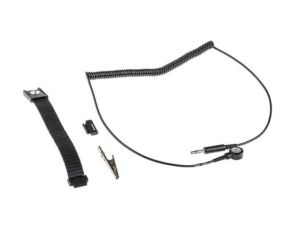 Opaska antystatyczna na nadgarstek z przewodem, 4mm Tak, dł. przewodu 1.8m, RS PRO Pojedynczy przewód