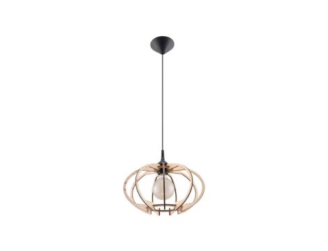 Lampa wisząca MANDELINO naturalne drewno
