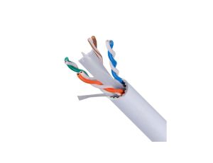 Kabel sieciowy U/UTP kat.6A skrętka 4x2x0,57mm wewnętrzny B2ca bezhalogenowy LSOH szary Alantec /500m/