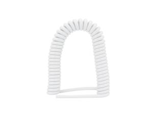 Kabel spiralny PUR / H07BQ-F 3x1,5mm2 biały 450/750V linka 13,5m