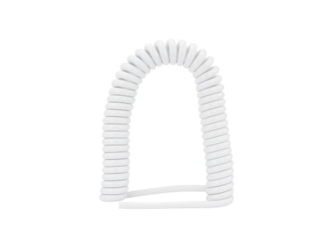 Przewód spiralny QLY-s 3x1,5mm2 24V samochodowy poliuretanowy linka biały 13,5m