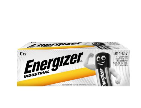 bateria alkaliczna Energizer Industrial LR14 / C - 12 sztuk