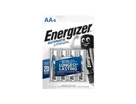 4 x bateria foto litowa Energizer L91 Ultimate Lithium R6 AA