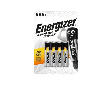 bateria alkaliczna Energizer Alkaline Power LR03/AAA - 4 sztuki
