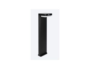 Oprawa Solarna Ogrodowa Suntis 3000K 220lm 2Ah USB-C Kwadrat IP54 Czarna 5 lat gwar.