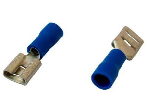 Końcówka nasuwka izolowana 1.5-2.5mm 0.8-6.35 10 sztuk