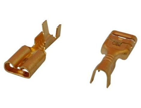 KOŃCÓWKA NASUWKA 1-1.5MM 0.8-6.35 10 SZTUK