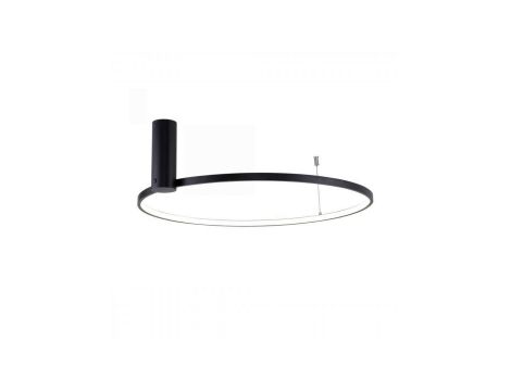 Lampa sufitowa ring HORIK kolor czarny metal, LED 3500 Lm barwa regulowana IP20 89429-60BK Zuma Line